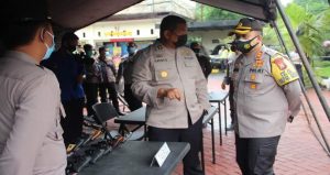 Tim Supervisi Rolog Polda Jatim Cek Inventaris Ranmor dan Senpi Polres Malang