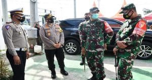 Danrem 083/Bdj Bersama Kapolres Malang Cek Posyan Karanglo
