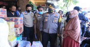 Jelang Nataru 2021, Kapolres Malang Sidak Pasar Kepanjen