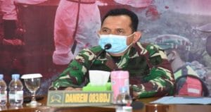 Silaturahmi Virtual, Danrem 083/Bdj Beri Wejangan ke Pengurus PWI Malang Raya