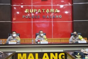 Irwasda Polda Jatim Pimpin Anev Penerapkan PPKM di Wilayah Kabupaten Malang