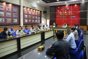 KPU Kab Malang Gelar Audiensi dengan Polres Malang