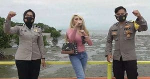 Kolaborasi Imbauan Prokes Polres Bangkalan dengan ‘3Srigala’ Dapat Respon Positif Netijen