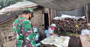 Koramil 0818/19 Gondanglegi Mulai Sosialisasikan Vaksin Covid-19 di Wilayah Teritorialnya