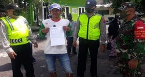 Koramil 0818/21 Wajak bersama Muspika Gelar Operasi Yustisi