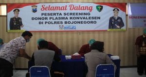Lewat ‘ASTUTI’ Polres Bojonegoro Inisiasi Donor Plasma Konvalesen