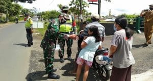 Koramil 0818/35 Pagelaran bersama Muspika Intensif Tegakkan Disiplin Prokes