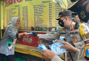 Polresta Malang Kota Masifkan Kampanye Wajib Masker di Seluruh Lapisan Masyarakat