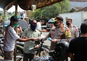 Pasar Tradisional Donomulyo dan Pagak Target Operasi Yustisi Kapolres Malang