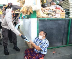 Kapolresta Malang Kota: Ajak Pedagang Untuk Saling Mengingatkan