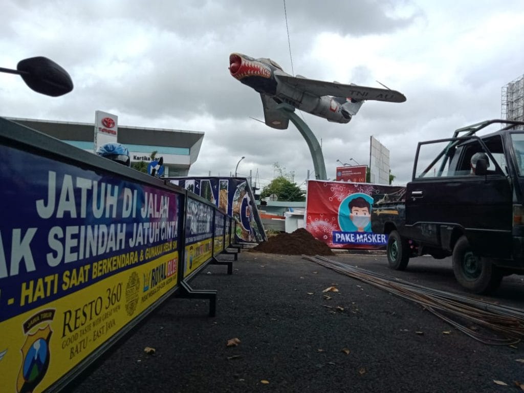 Monumen Pesawat Soekarno-Hatta Dalam Tahap Renovasi