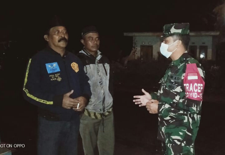 Koramil 0818/33 Bumiaji Laksanakan Operasi Yustisi di Jalan Poros