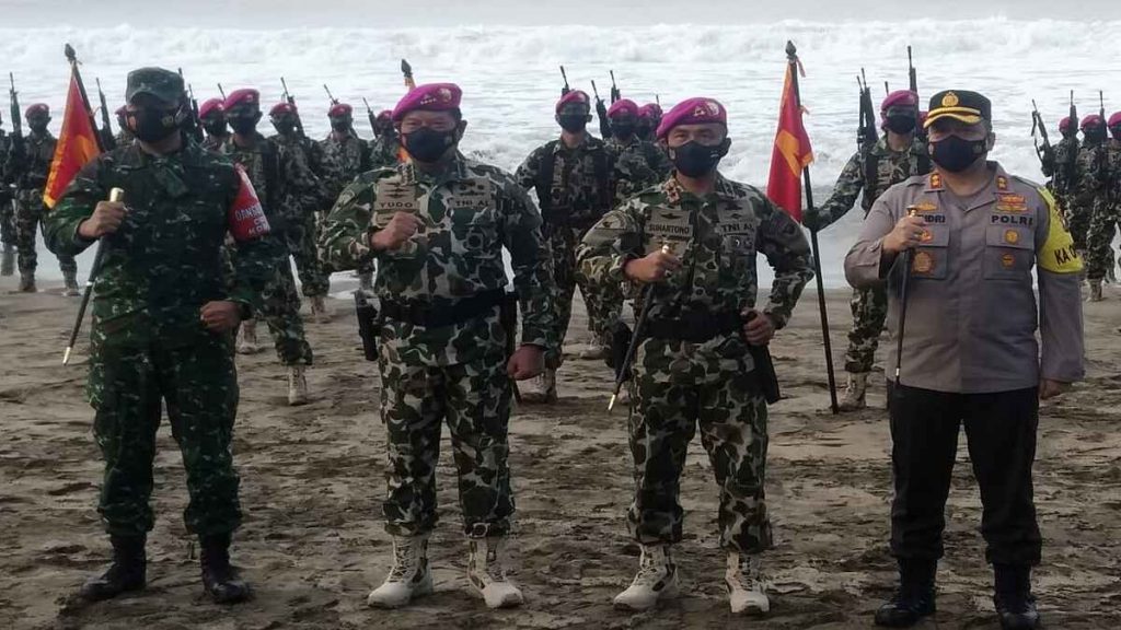 Dandim 0818/Malang-Batu Hadiri Pembaretan Korps Baret Ungu