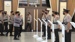 Pimpin Sertijab 4 Kapolda, Kapolri Ingatkan PPKM dan Antisipasi Varian Baru Covid-19