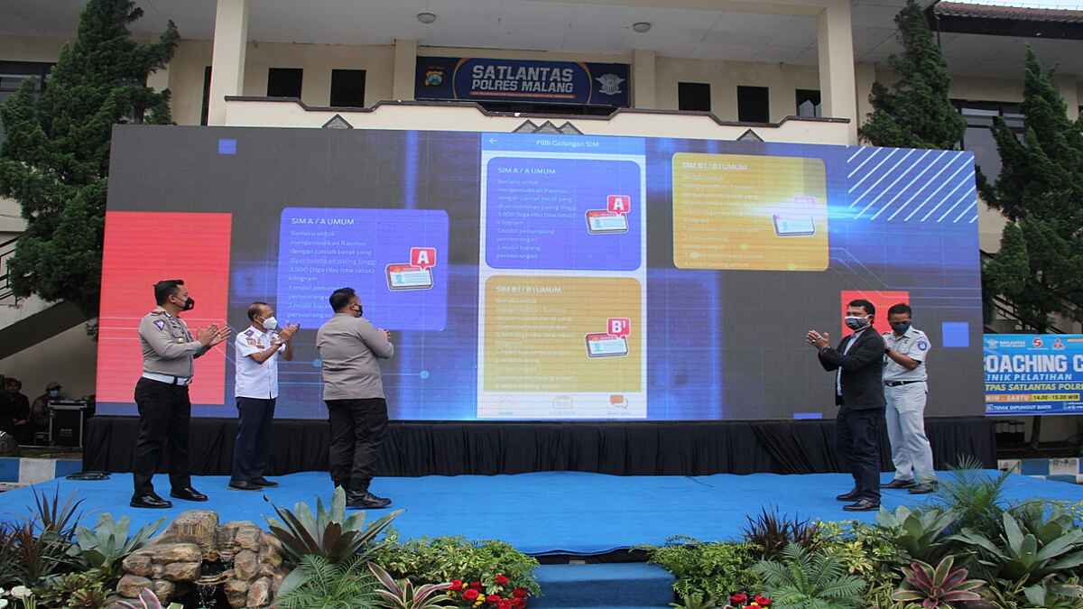 Polres Malang Luncurkan Aplikasi Malang SIM Presesi, Ujian Teori SIM Secara Online