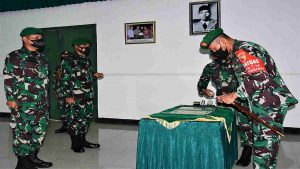 Danrem 083/Bdj Lantik Letkol Inf Nyarman Sebagai Dandim 0819/Pasuruan