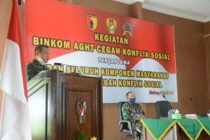 Cegah Konflik Sosial, Korem 083/Bdj Bersama Pusintelad Gelar Binkom AGHT