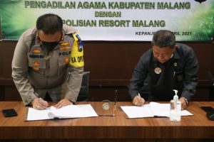 Polres Malang dan Pengadilan Agama Sepakat Tertibkan Gugatan Cerai Anggota