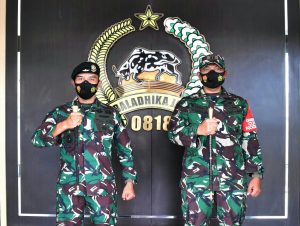Dandim 0818 Dapat Kunjungan Sahabat Lama Danbrigif Para Raider 18 Kostrad