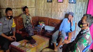 Koramil Wonomerto Anjangsana dengan Warga Binaan