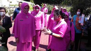 Taman P2L Bhayangkari Cabang Malang Dapat Apresiasi Ketua PYKB Jatim