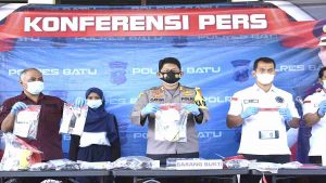 Polres Batu Amankan 26 Tersangka Narkoba Selama Operasi Pekat Semeru 2021