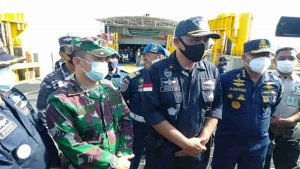 Dandim 0823 Pantau Penerapan Prokes di Pelabuhan Jangkar