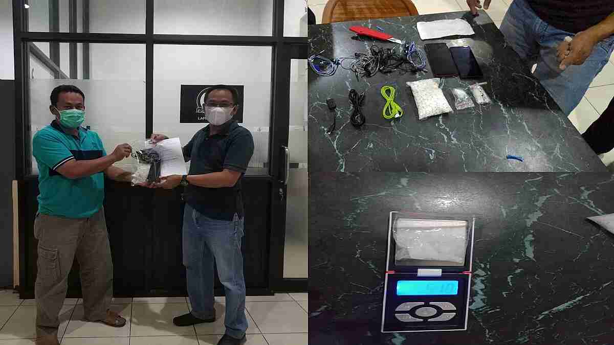 Dua Bungkusan Narkoba ‘Nyangsang’ di Tembok Berduri Lapas Kelas II A Kediri