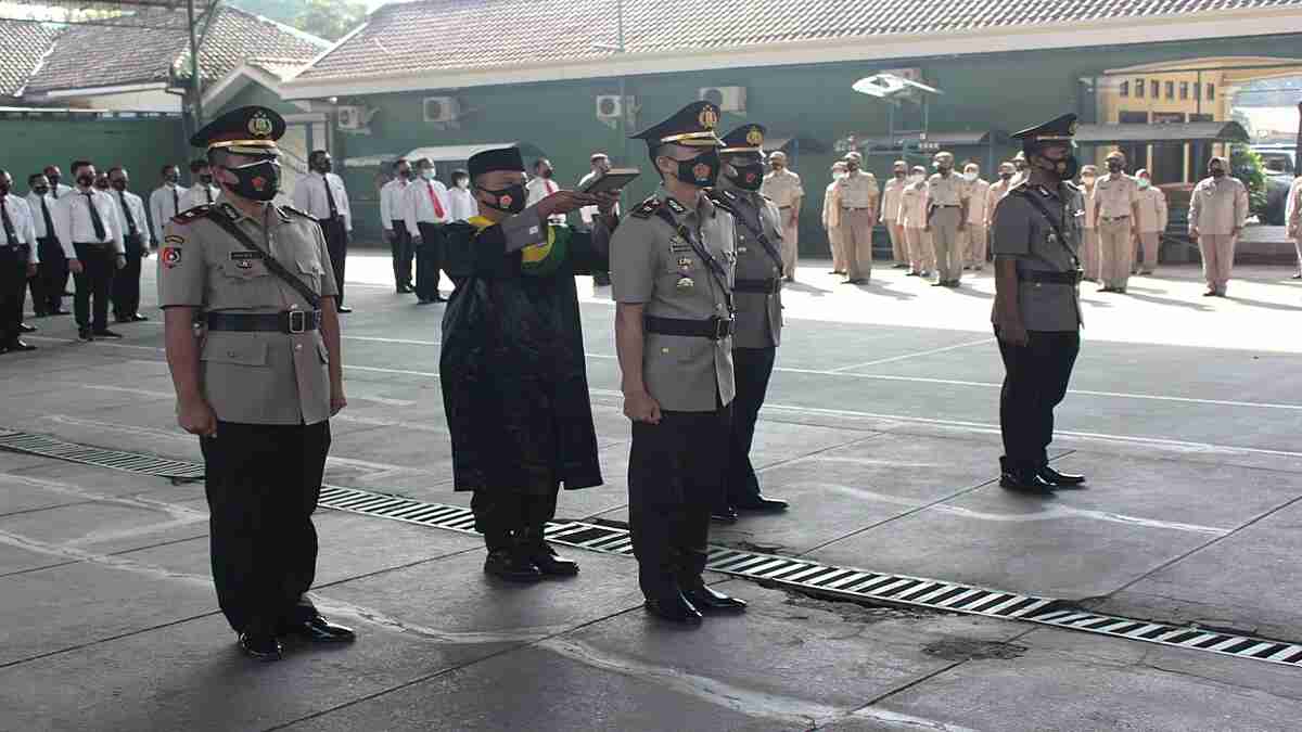 Dua Perwira di Polres Kediri Pindah Tugas