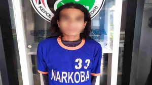 Edarkan Okerbaya, Pria Gondrong Asal Kandangan Diamankan Polisi