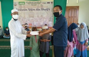 PWI Malang Raya Bersama 5 Rekan Kerja, Santuni 180 Penghuni PPYD Al-Ikhlas Singosari