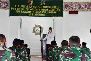 Tingkatkan Keimanan, Korem 083/Bdj Gelar Nuzulul Qur’an 1442 H