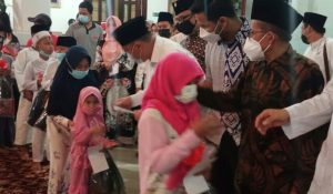 Jelang Akhir Ramadhan REI, PWI dan DPRD Kota Malang Santuni Ratusan Anak Yatim