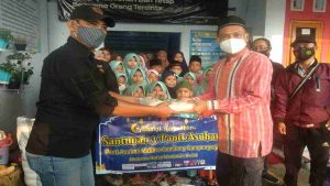 Ikatan Wartawan Kediri Berbagi Takjil Hingga Santuni Tiga Panti Asuhan