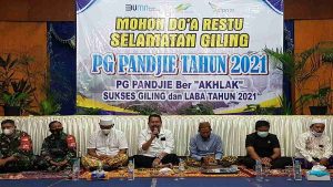 Targetkan 2 Juta Kuintal, PG Panjie Gelar Selamatan Giling Tahun 2021