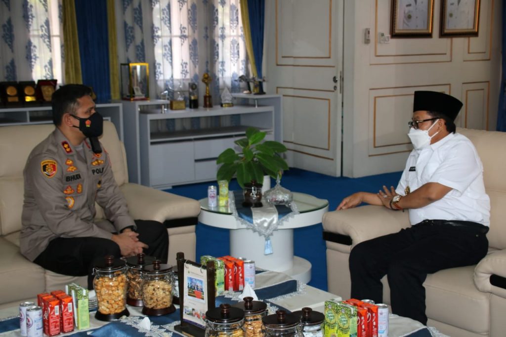 AKBP Buher Ajak Walikota Malang Cari Formula Penanggulangan Covid-19