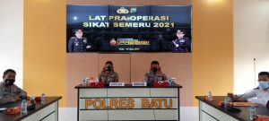 Kapolres Batu: Bertugaslah Secara Profesional dan Tetap Mengedepankan Prokes