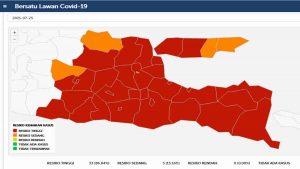 Bondowoso Masuk Kategori Risiko Tinggi Kasus Covid-19