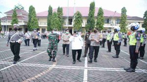 Bung Karna Pimpin Apel Pasukan PPKM Darurat, Beri Semangat Petugas Lapangan