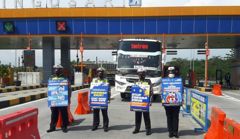 Satlantas Polres Malang Gencar Sosialisasikan Inmendagri No. 15/2021 ke Masyarakat Pengendara