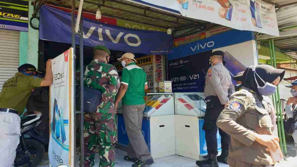 PPKM Darurat di Kota Probolinggo, Toko Non Esensial Masih Buka Langsung Disuruh Tutup