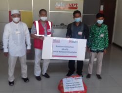 Alfamart Sumbang 50 APD untuk Tenaga Relawan LMI dan FMKS