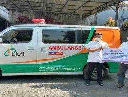 Alfamart Peduli, Bantu Biaya Operasional Mobil Ambulance LMI Area Malang