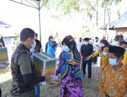 Gowes di Bangkalan, Pangdam V Salurkan Sembako