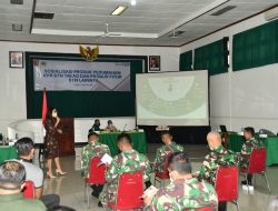Prajurit Korem 083/Bdj Mendapatkan Sosialisasi Layanan KPR BTN Non Dinas