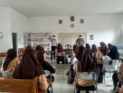 Satlantas Polres Batu Gelar Ajak Pelajar Selalu Mematuhi Prokes Covid-19