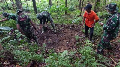 Satgas TMMD ke-112 Mulai Laksanakan Pembuatan Tandon Air