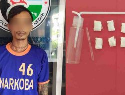 Satresnarkoba Polres Kediri Amankan Pengedar Sabu 8,73 Gram