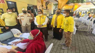 Ciptakan Herd Imunity, Warga Tambakrejo Pasuruan Ikuti Vaksinasi Massal