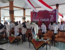 Bupati Situbondo bersama Forkopimda Hadiri Upacara Virtual Hari Jadi ke-76 Pemprov Jawa Timur